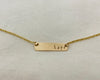 Hope Stamped Bar Necklace Pendant
