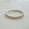Silver Bead String Stacker
