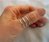 3 Band in Sterling Silver