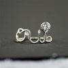 SOLID 14K GOLD OUI RING WITH DIAMOND