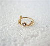 LOVE RING WITH SWAROVSKI CRYSTAL