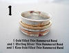 Fidget Spinner Ring - 925 Sterling Silver